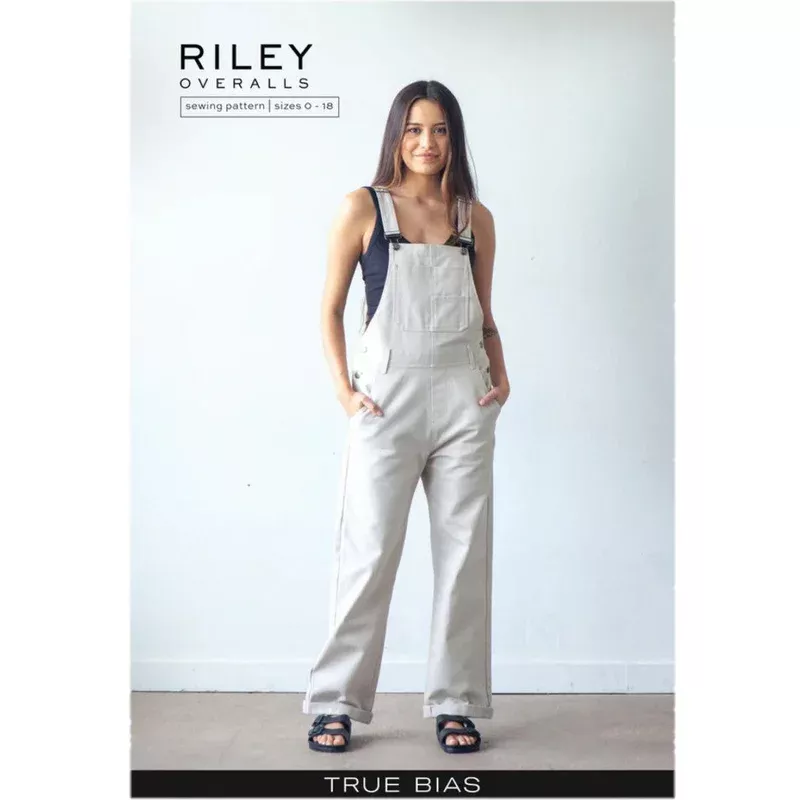 Riley Overalls a True Bias Sewing Pattern