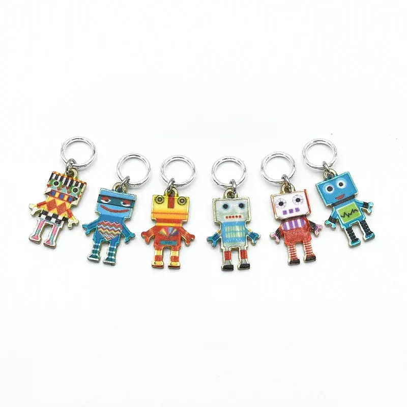 Robot Stitch Markers -6pc