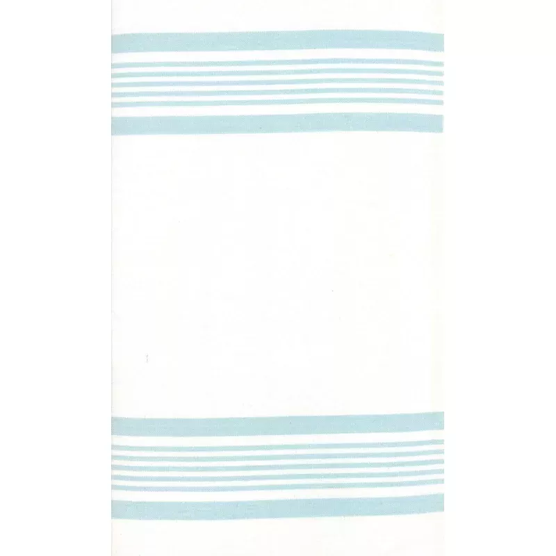 Rock Pool Toweling Seaglass Aqua Stripe yardage by Pieces to Treasure for Moda Fabrics