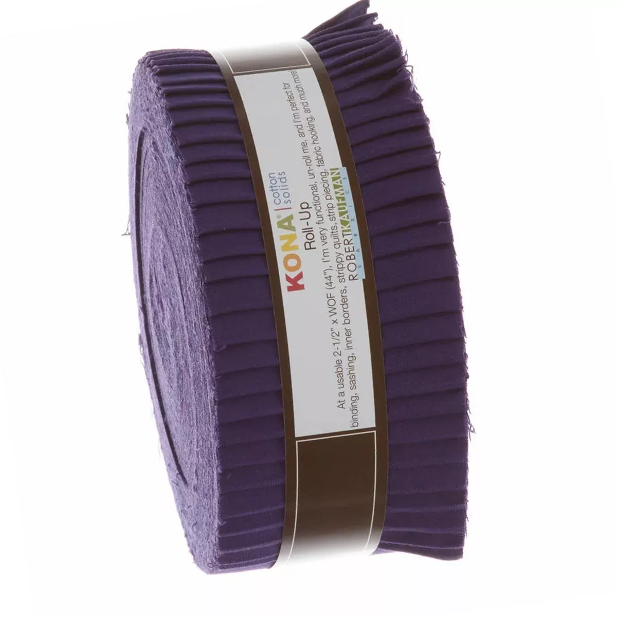 Roll Up Kona Solids Purple Color 40pcs 2-1 /2in Strips