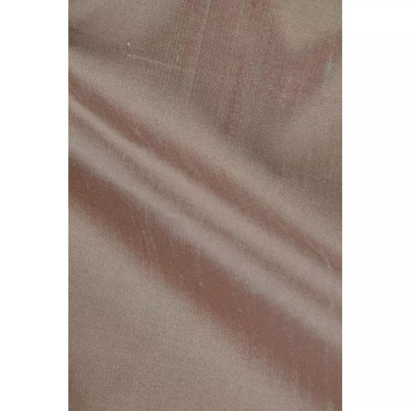 Rose Pink Bronze Silk Shantung 54″ Fabric