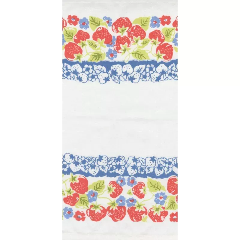 Rosie – 16 Inch Cotton Toweling – Strawberries