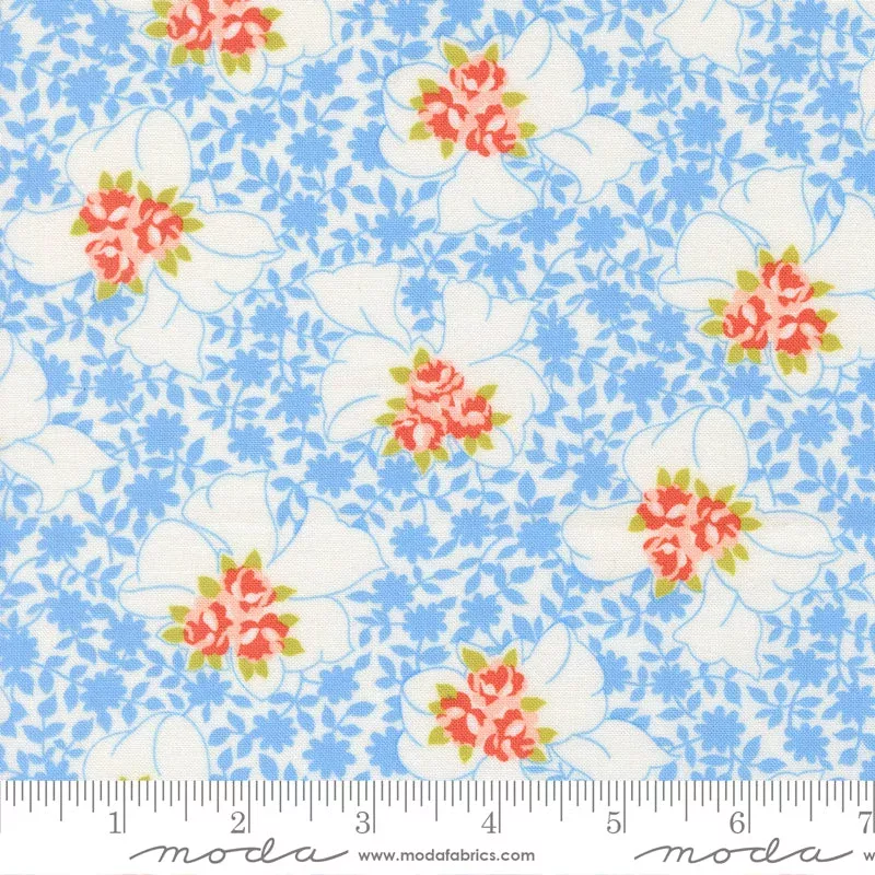Rosie Forget Me Not Nanas Apron Yardage by Fig Tree & Co. for Moda Fabrics