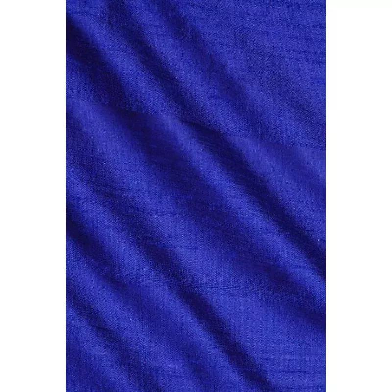 Royal Blue Dupioni Silk Fabric