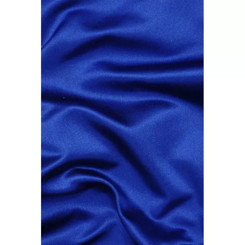 Royal Blue Silk Duchess Satin Fabric