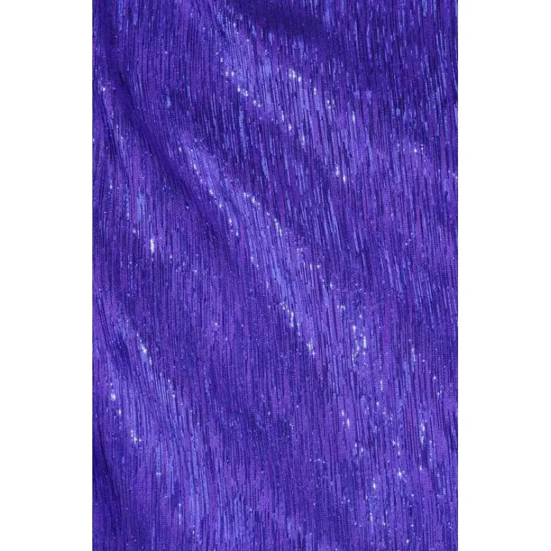Royal Lilac Purple Metallic Shantung Silk Fabric