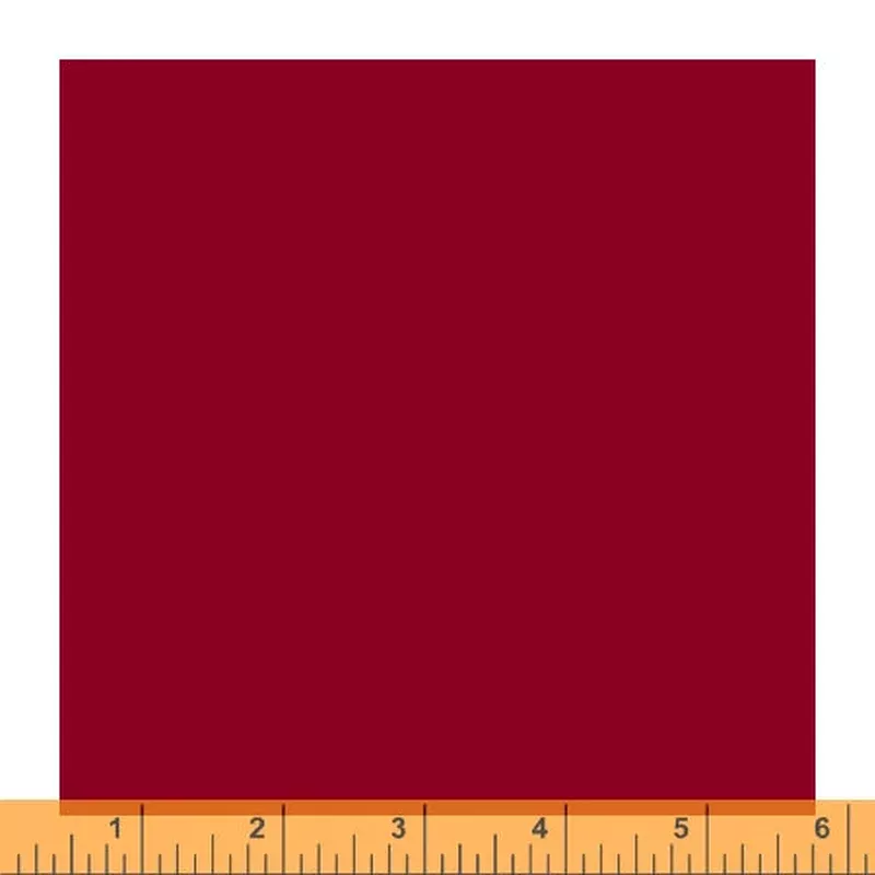 Ruby And Bee Solids Heather Ross + Annabel Wrigley 51583-1 Claret Solids High Density Cotton