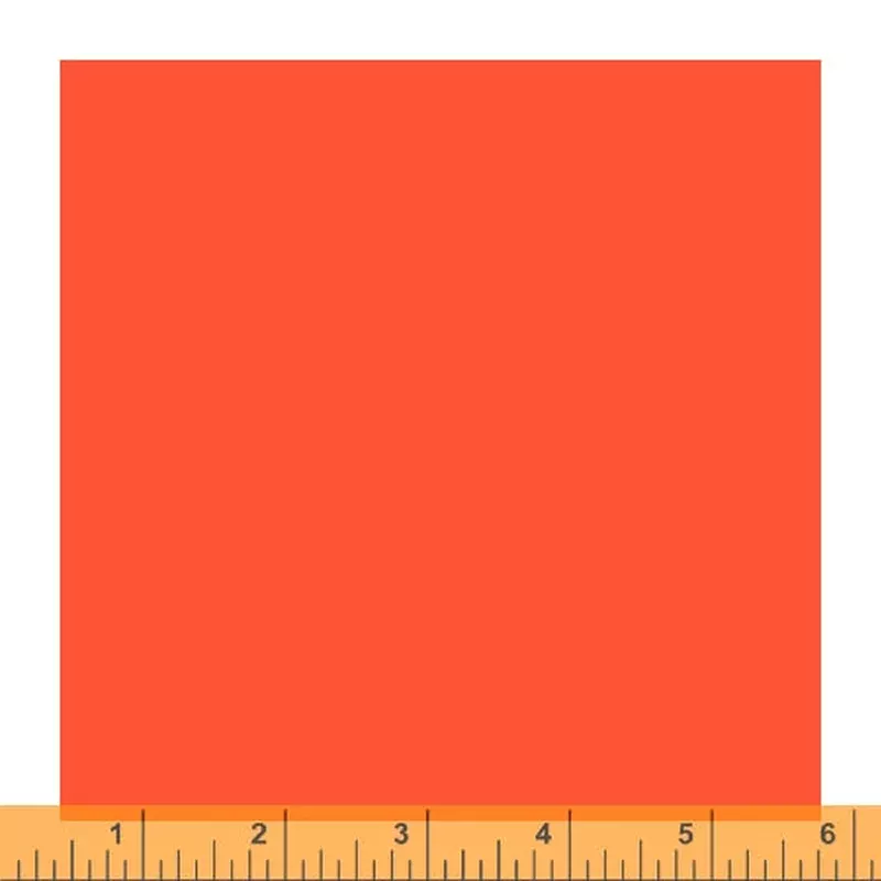 Ruby And Bee Solids Heather Ross + Annabel Wrigley 51583-31 Mandarin Solids High Density Cotton
