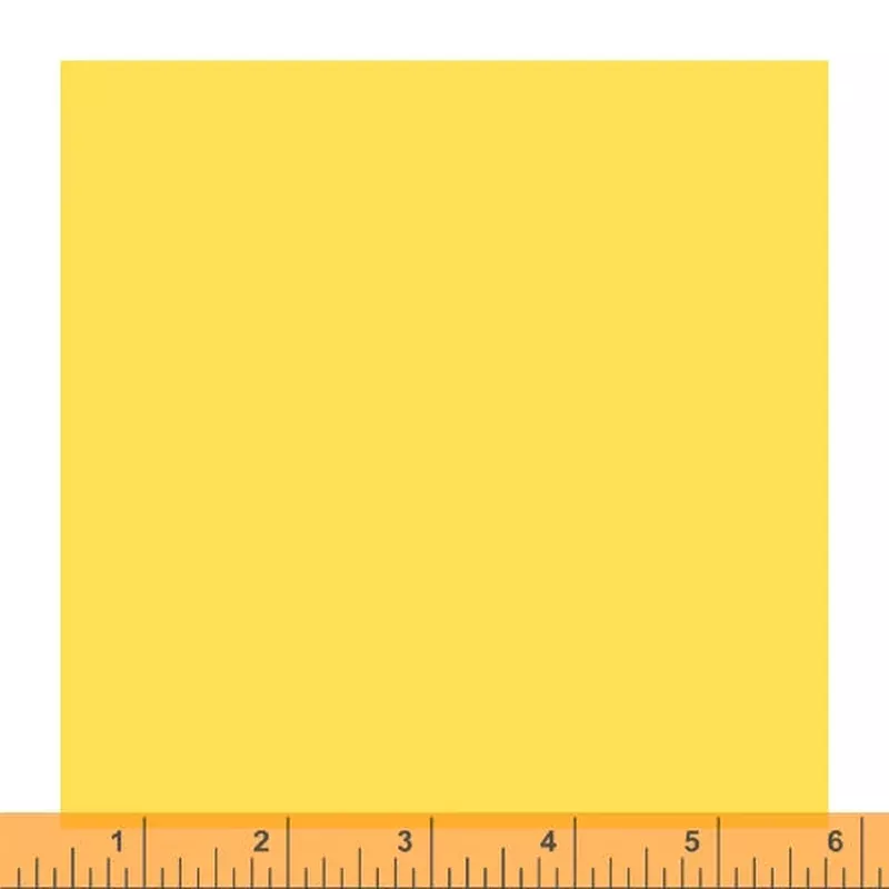 Ruby And Bee Solids Heather Ross + Annabel Wrigley 51583-35 Meyer Lemon Solids High Density Cotton