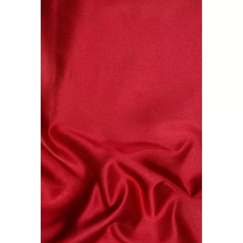 Ruby Red Double Face Duchess Satin Fabric