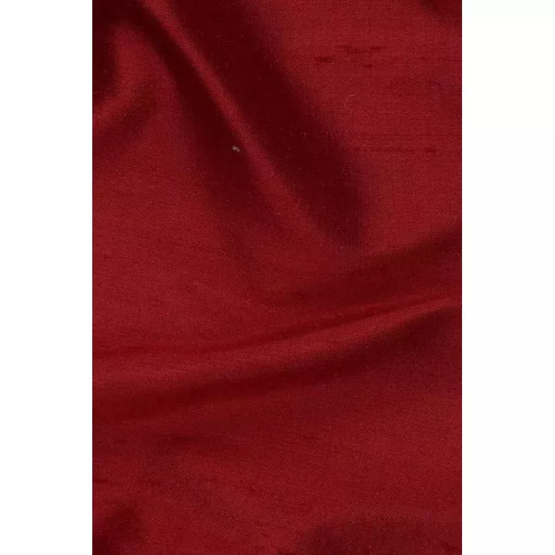 Ruby Red Silk Shantung 54″ Fabric
