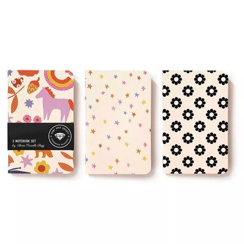 Ruby Star Society Notebooks – Meadow Set of 3
