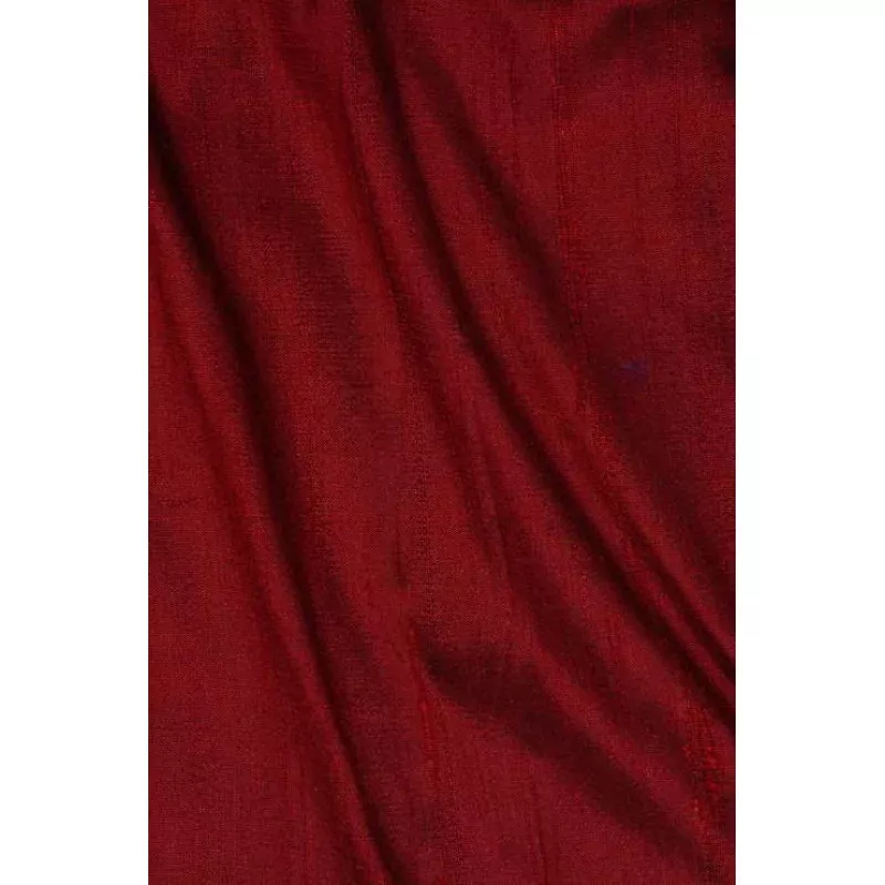 Ruby Wine Dupioni Silk Fabric