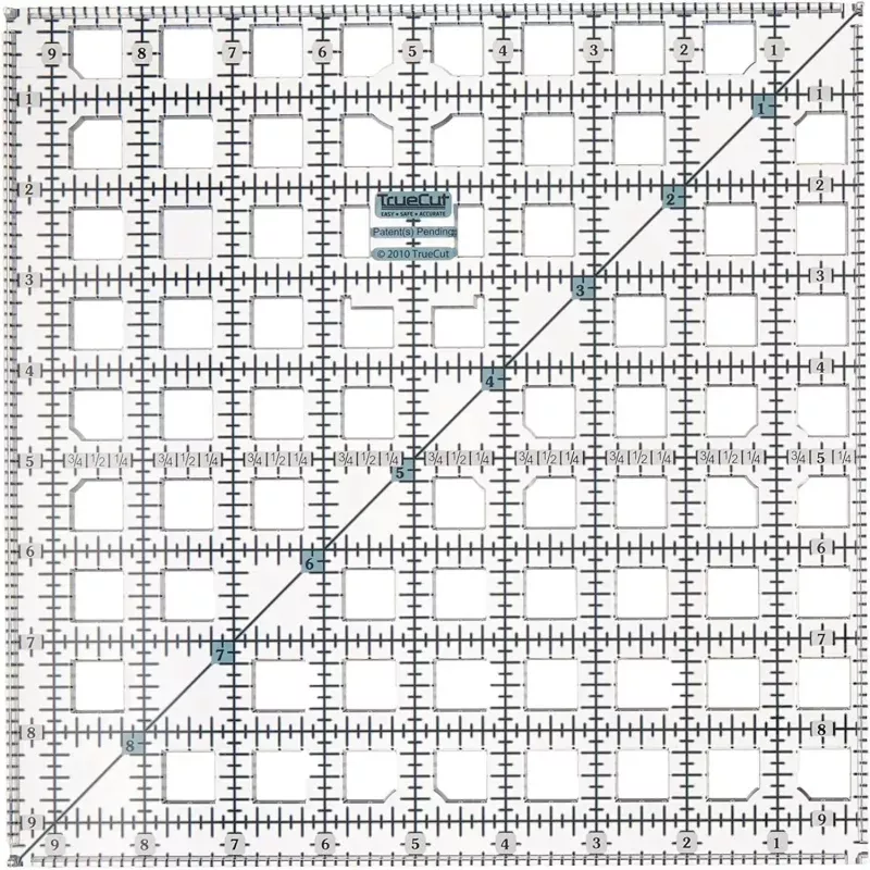 Ruler 9-1 /2in x 9-1 /2in
