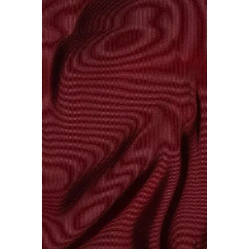 Rumba Red Silk Faille Fabric