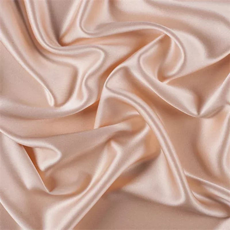 Runway Silks Bisque Silk Crepe Back Satin Fabric - Reorderable