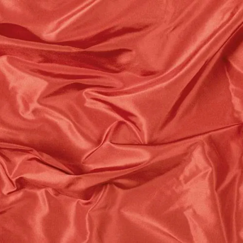 Runway Silks Coral Silk Taffeta Fabric - Reorderable