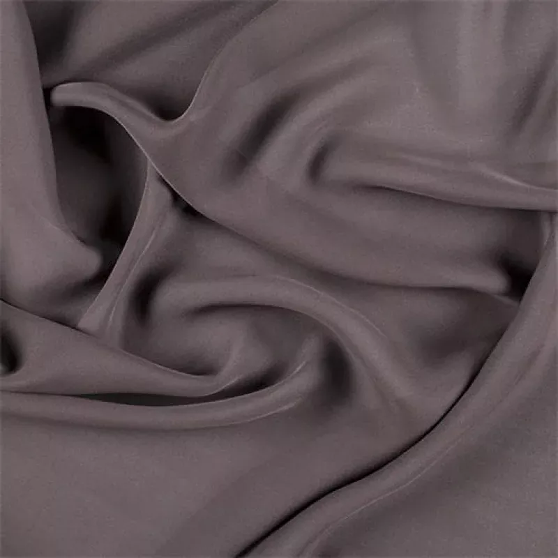 Runway Silks Espresso Silk Double Georgette Fabric - Reorderable