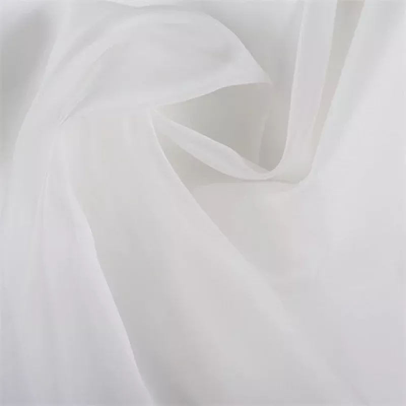 Runway Silks Ivory Silk Organza Fabric - Reorderable