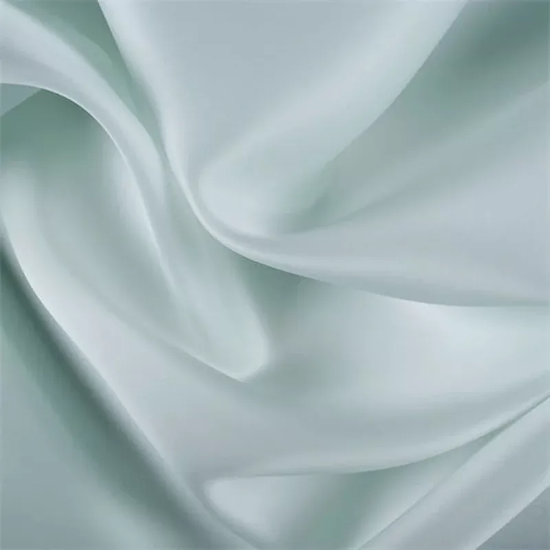Runway Silks Pale Mint Silk Satin Organza Fabric - Reorderable