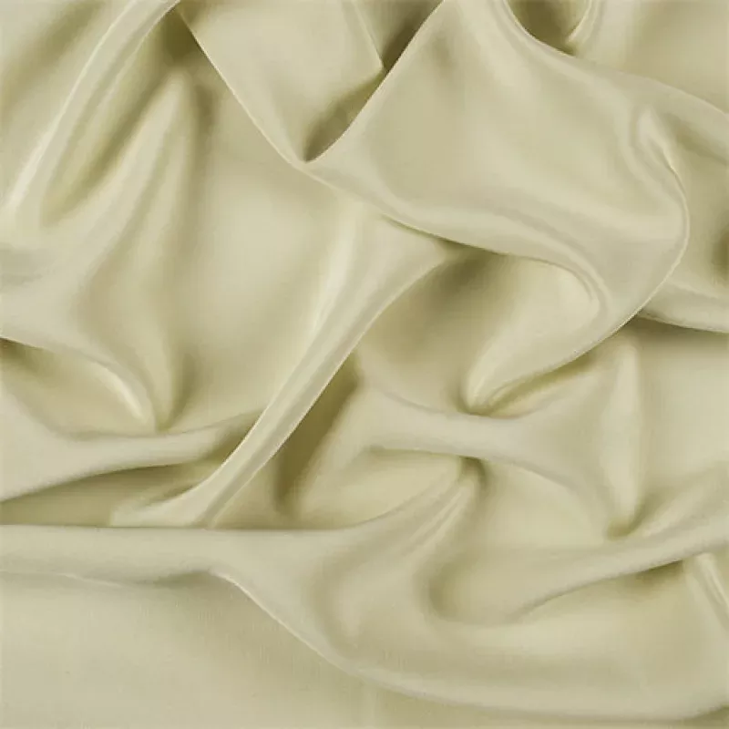 Runway Silks Peridot 4 Ply Silk Crepe Fabric - Reorderable