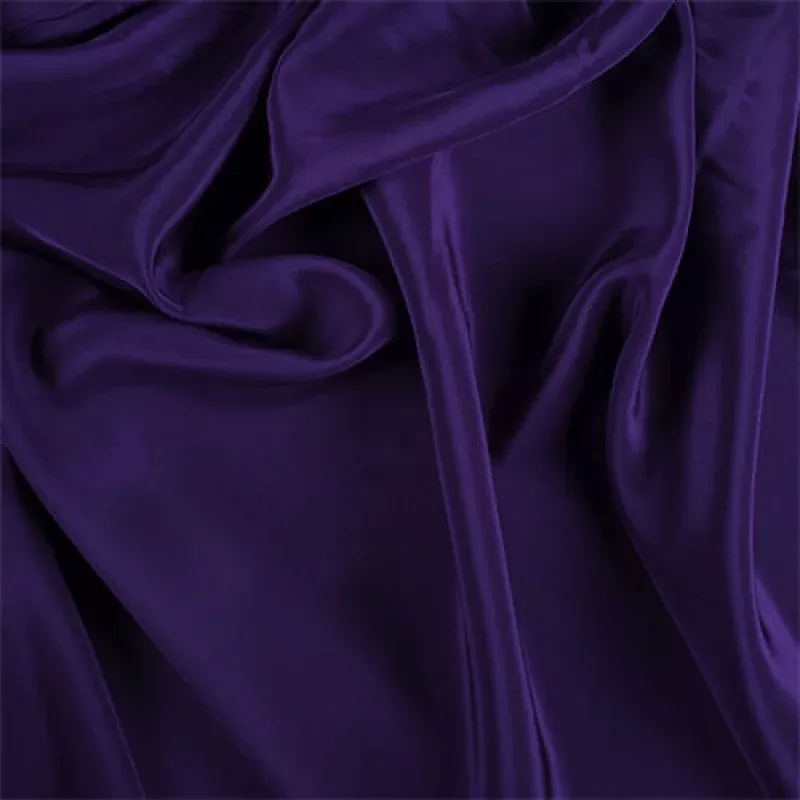 Runway Silks Purple Silk Crepe de Chine Fabric - Reorderable