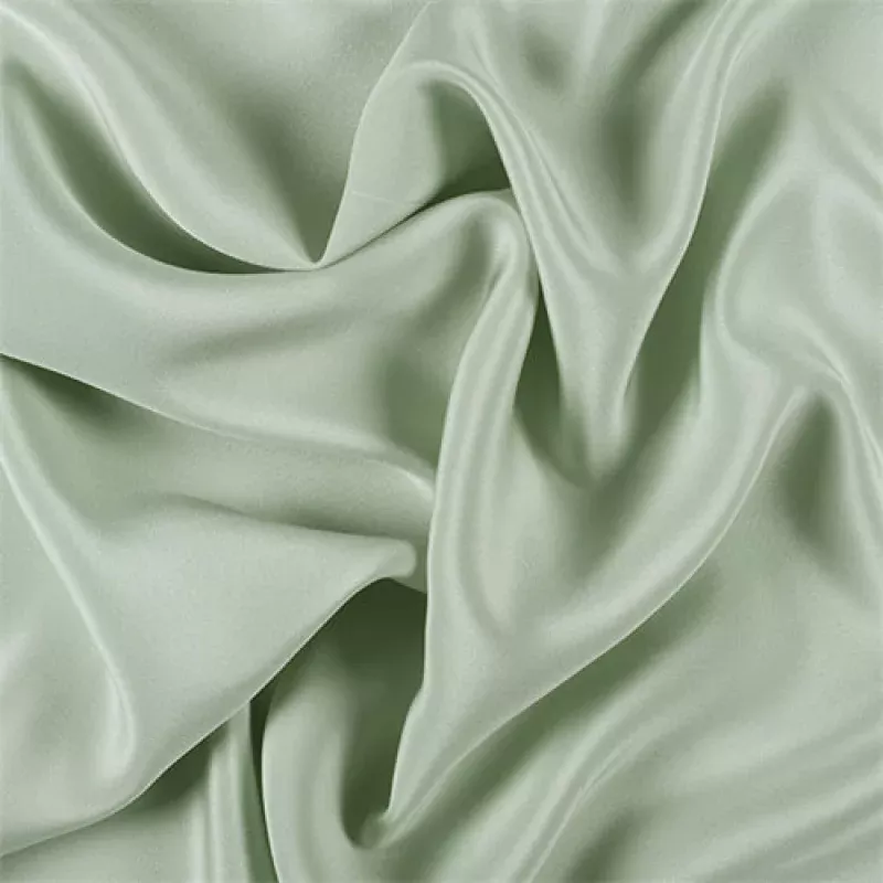 Runway Silks Sage 4 Ply Silk Crepe Fabric - Reorderable