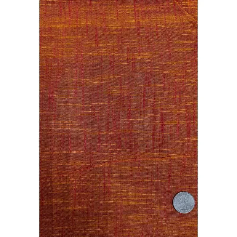 Saffron Red Abstract Cotton Novelty COT-158-02