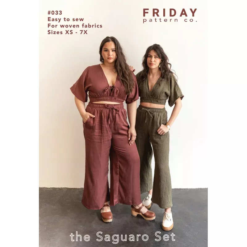 Saguaro Set Pattern - sizes xs-7x