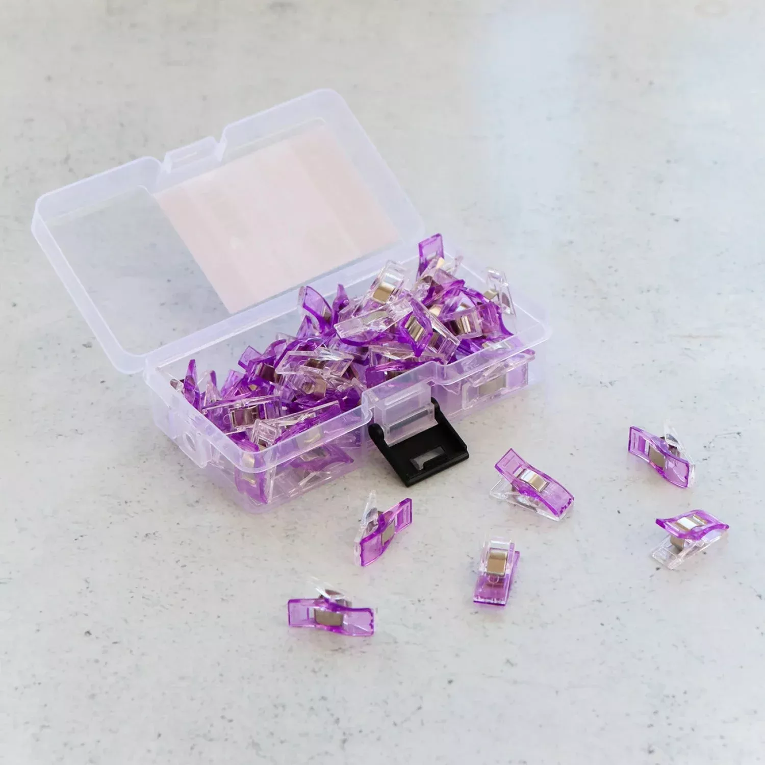 Sallie Tomato – Purple Sewing Clips 50pk