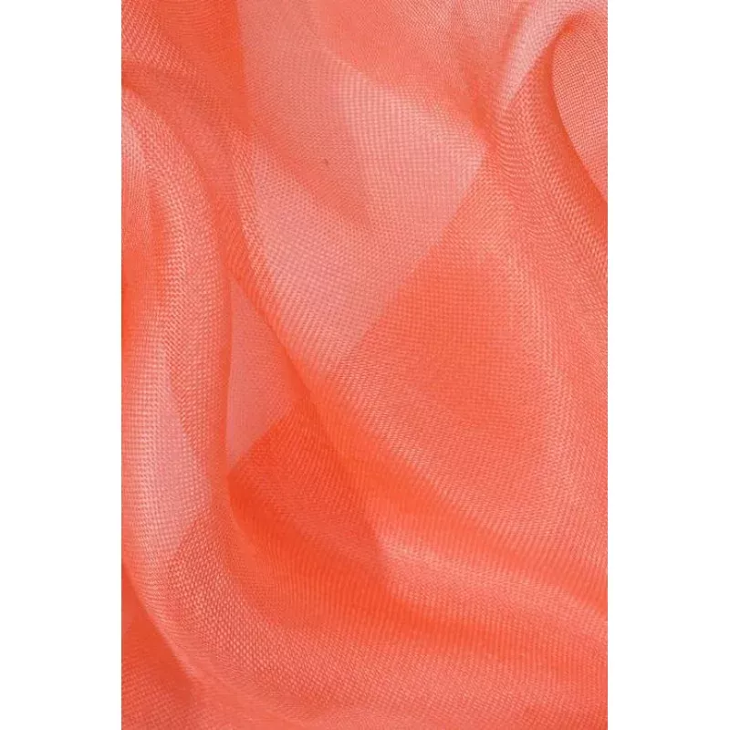 Salmon Silk Organza Fabric