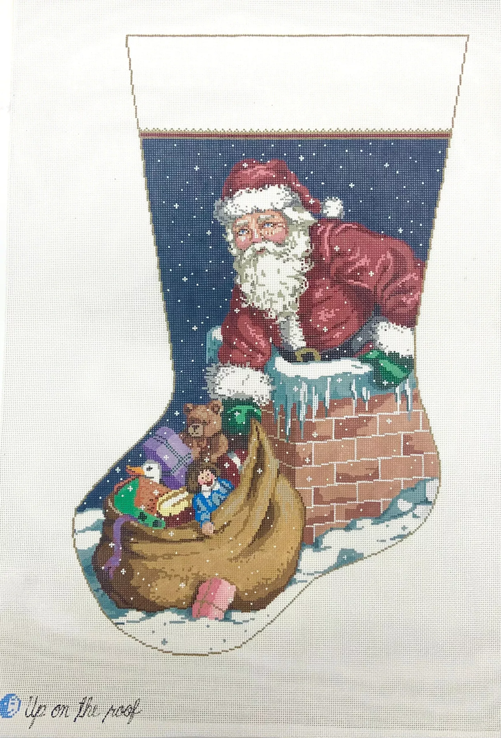 Sandra Gilmore Up on the Roof Stocking