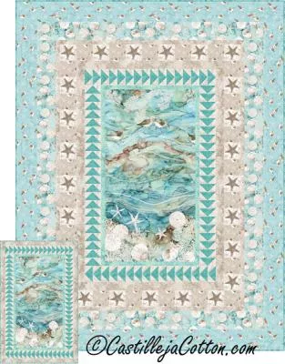 Sandy Beach Twin Quilt Pattern CJC-52210