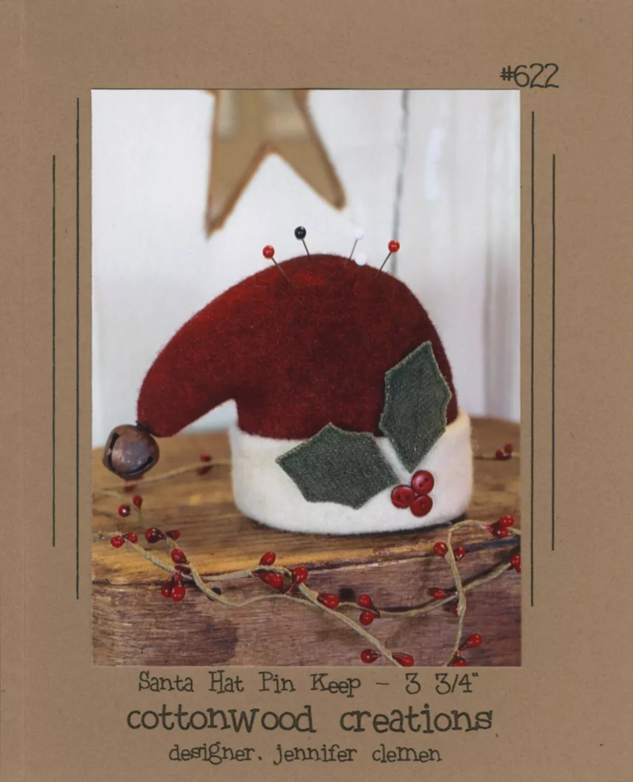 Santa Hat Pin Keep
