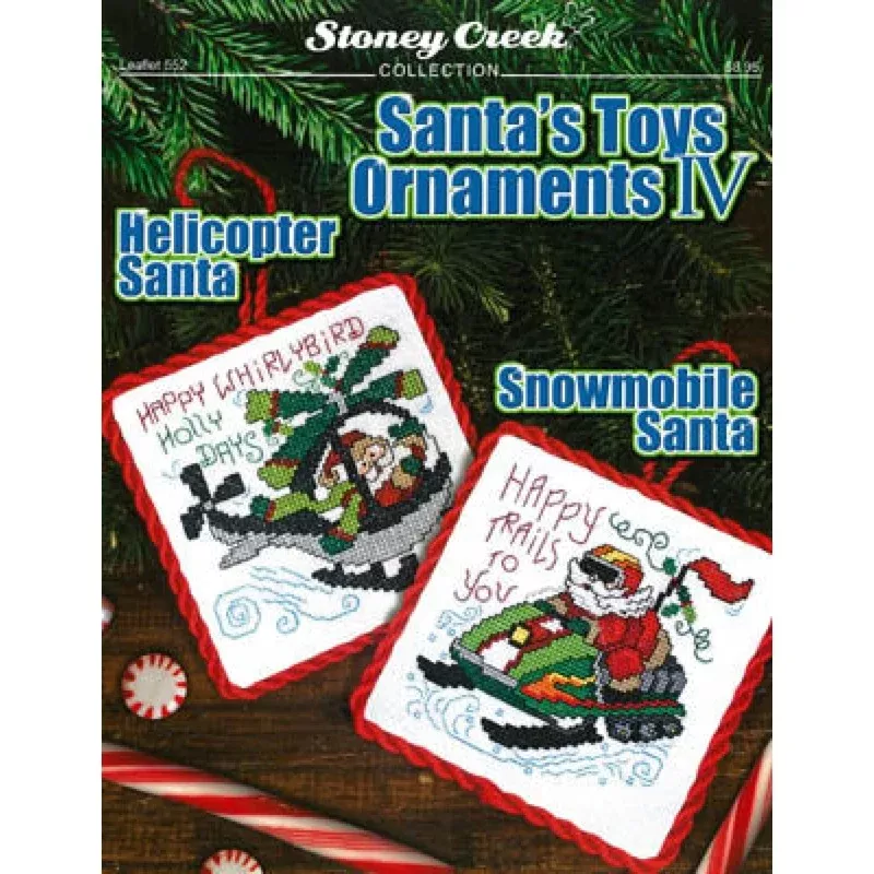 Santa’s Toys Ornaments IV LFT552 pattern DAOL330374701