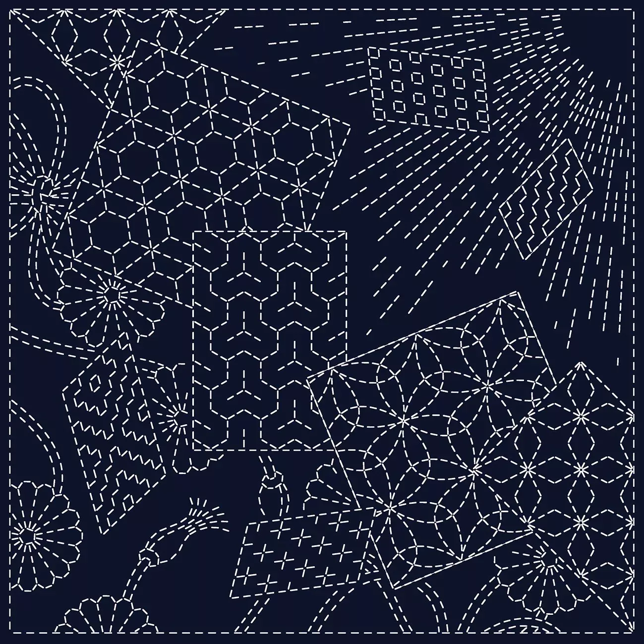 Sashiko Cloth Kaleidoscope