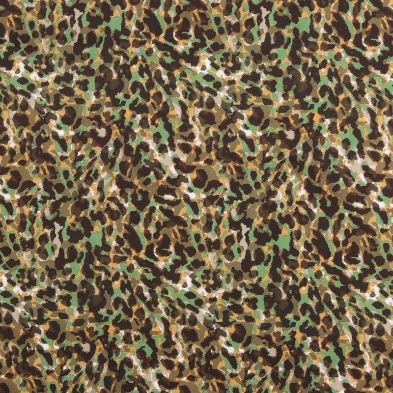 Satin Print – AROMA – 078 – Brown