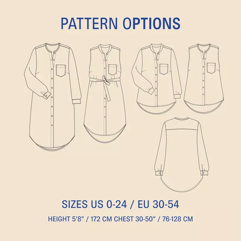 Savannah Shirt Sewing Pattern