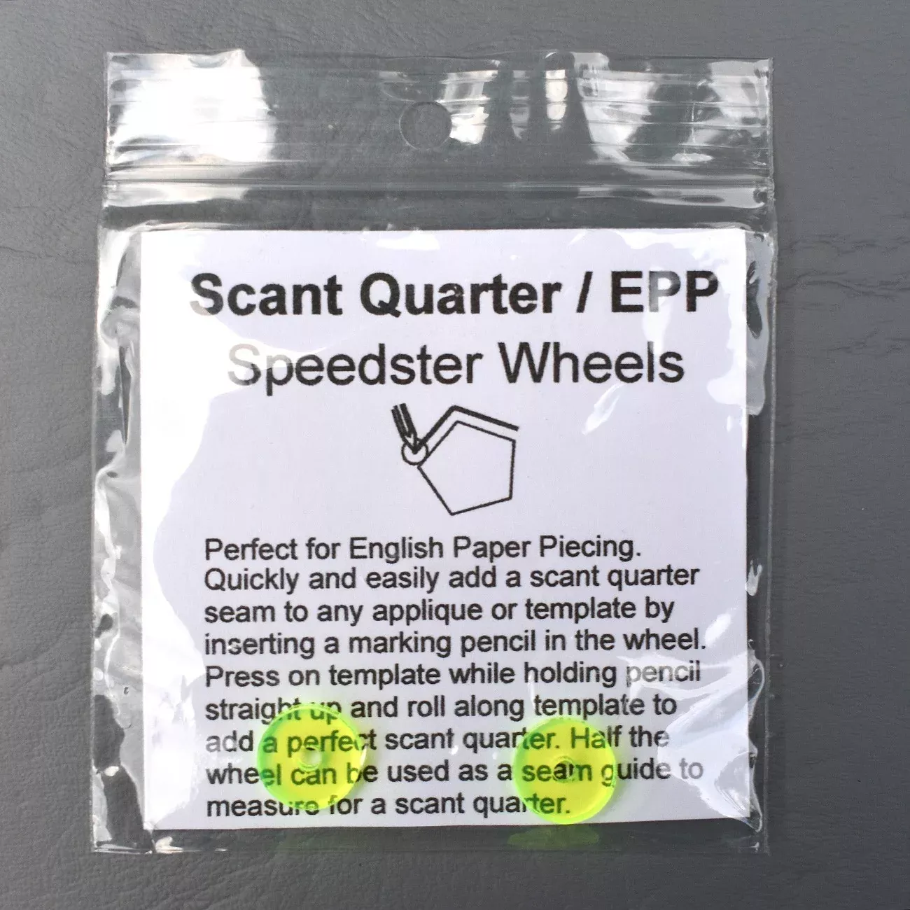 ScantQuarter English Paper Piecing Speedster Wheels