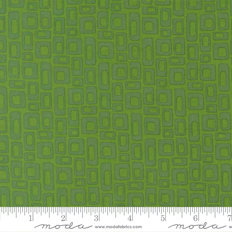 Scenery Evergreen Marshmallow Yardage by Elizabeth Hartman for Moda Fabrics