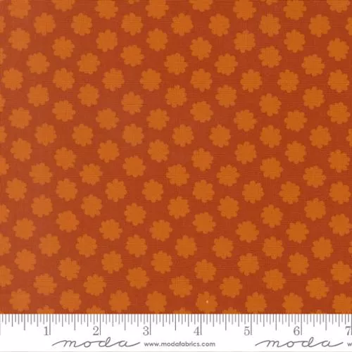 Scenery Puffball Cotton Fabric - Spice 51276 22