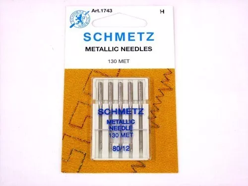 Schmetz Metallic Needles, size 80/12
