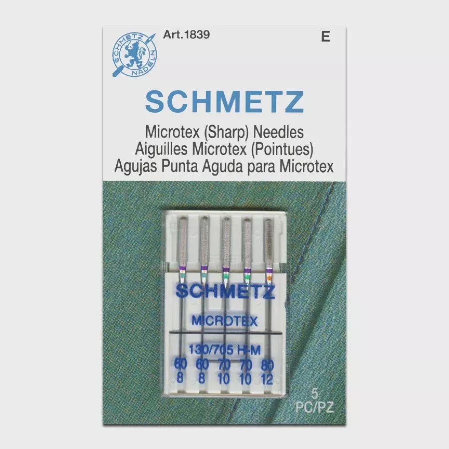 Schmetz Needles Sharp / Microtex Machine Needle Assorted sizes