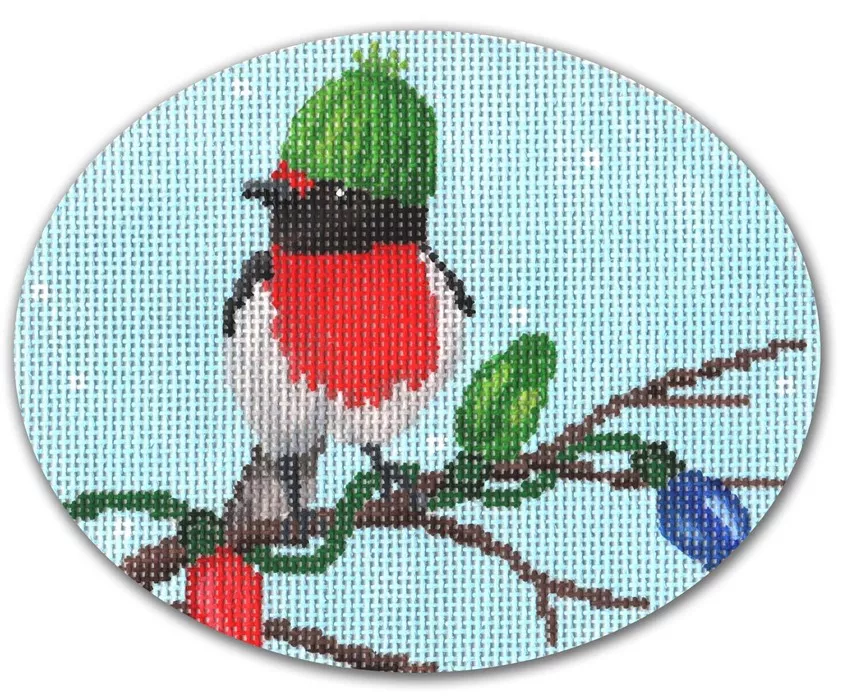 Scott Church Needlepoint – Birdy Lights