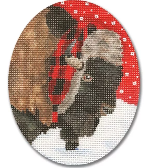 Scott Church Needlepoint – Bison