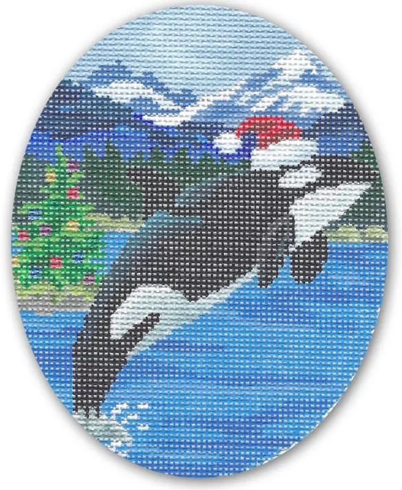 Scott Church Needlepoint – Orca