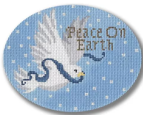 Scott Church Needlepoint – Peace on Earth