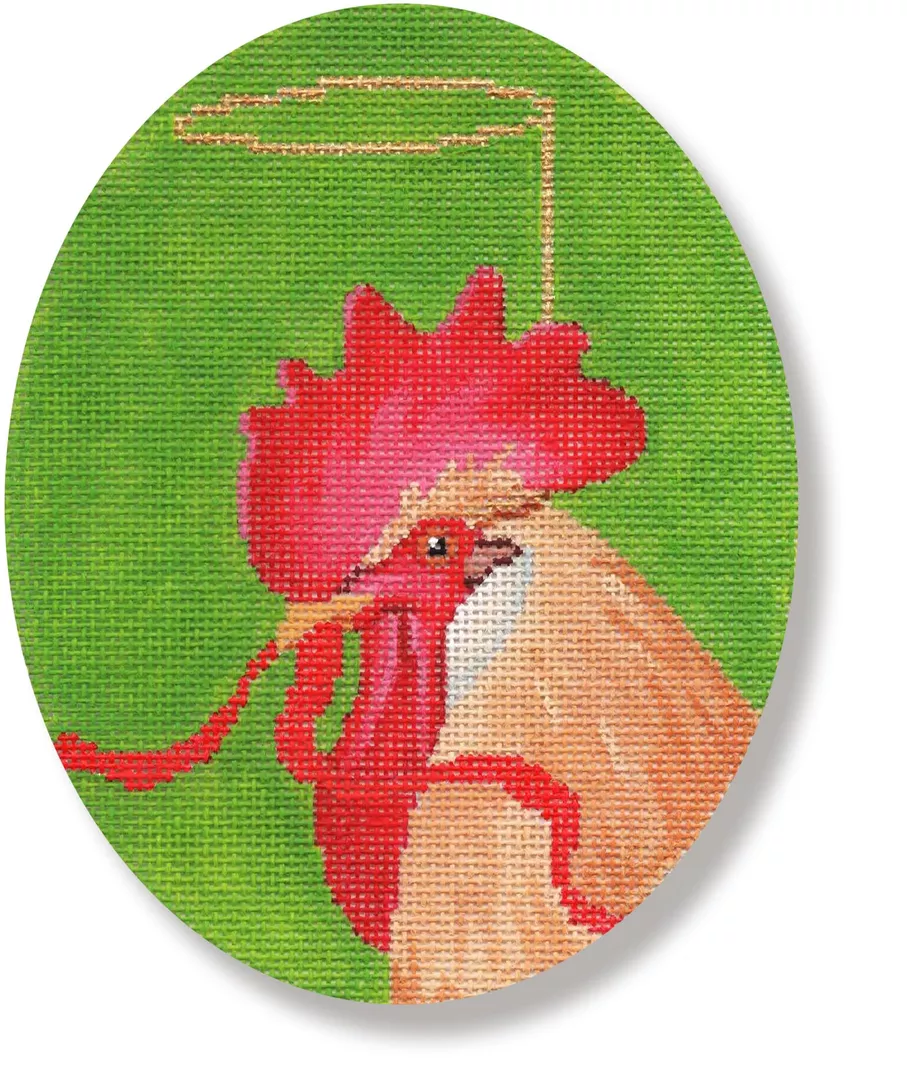 Scott Church Needlepoint – Rooster Ornament