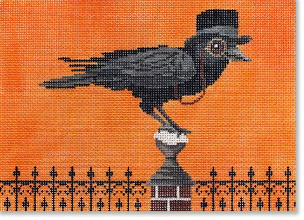 Scott Church Needlepoint – Sir Raven
