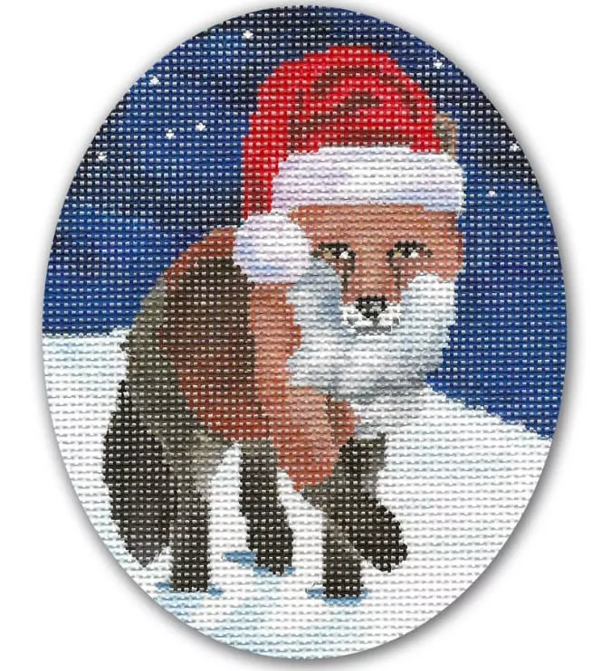 Scott Church Needlepoint – Starlight Fox